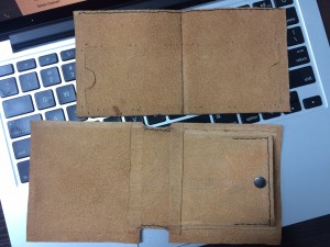 Wallet sections